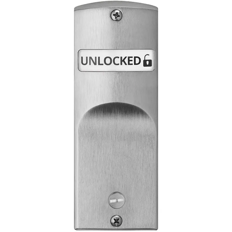 Sargent SA193-US26D Retrofit Status indicators For 8200/7800 Series Sectional Trim, Mounted Outside Door, Satin Chrome