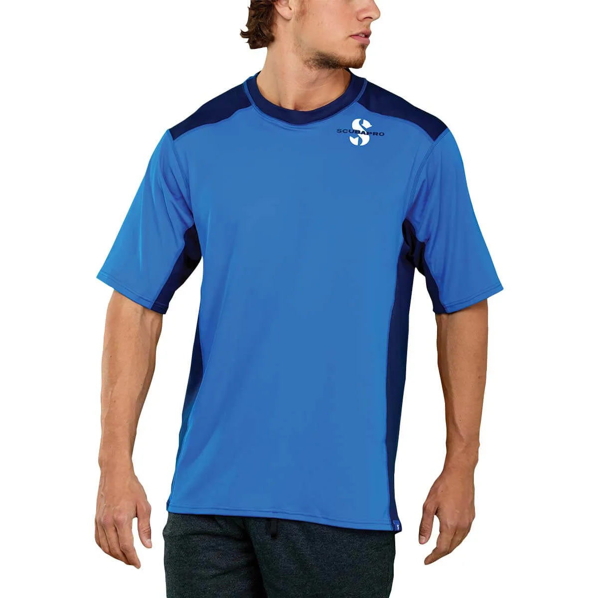 Scubapro UPF 50 Men's C-Flow Short Sleeve Rash Guard