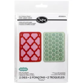 Sizzix Thinlit Dies 2pk No4