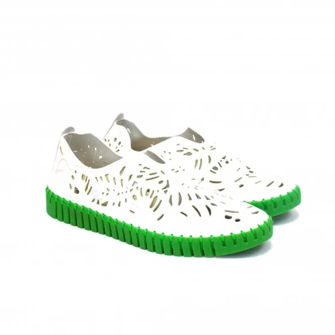 SKA Pilar Ladies Slip On Vegan Shoe White