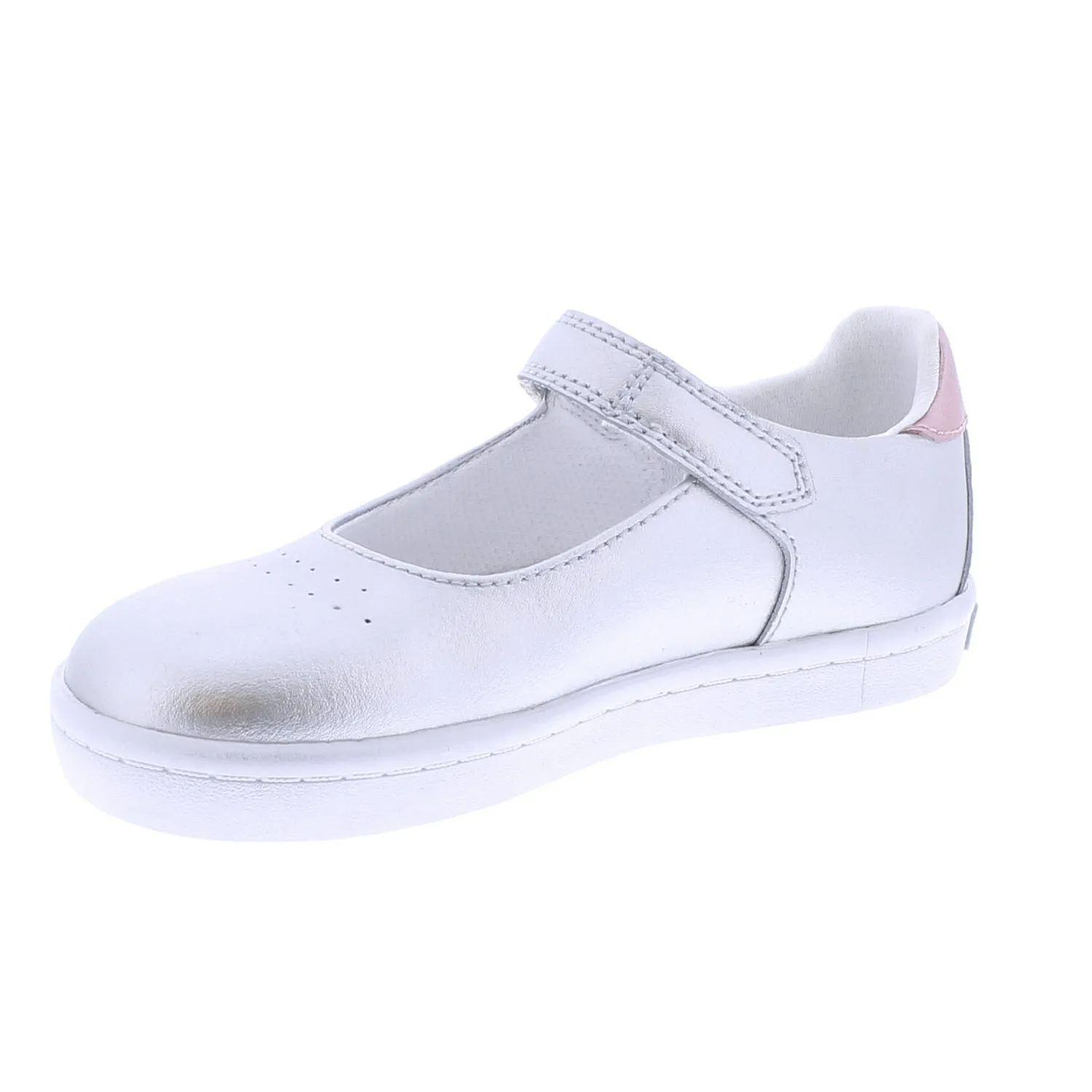 Stella Mary Jane Sneaker - Silver/Rose
