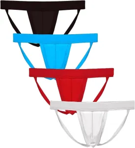 Summer Code Men's Athletic Supporter Performance Jockstrap Elastic Waistband Underwear
