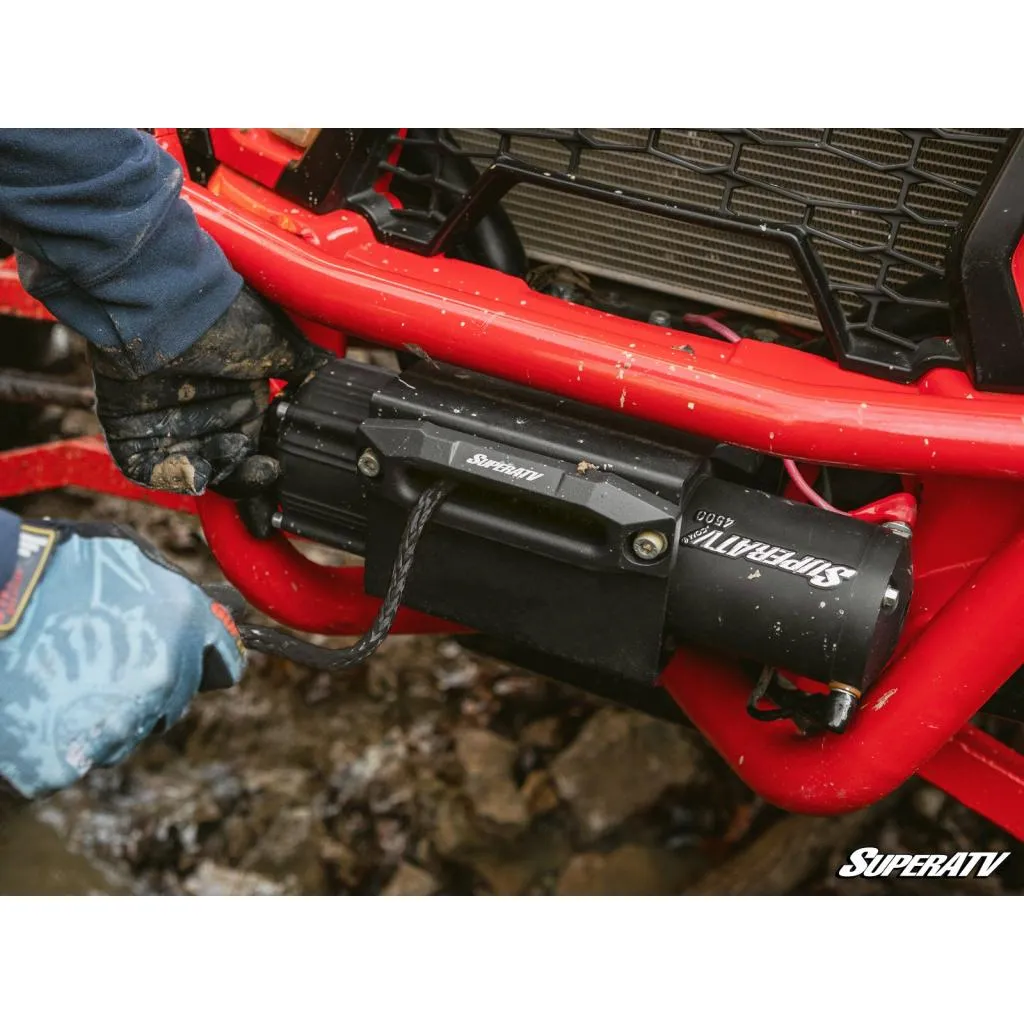 SuperATV 3500 Lb. UTV/ATV Winch (With Wireless Remote & Synthetic Rope)