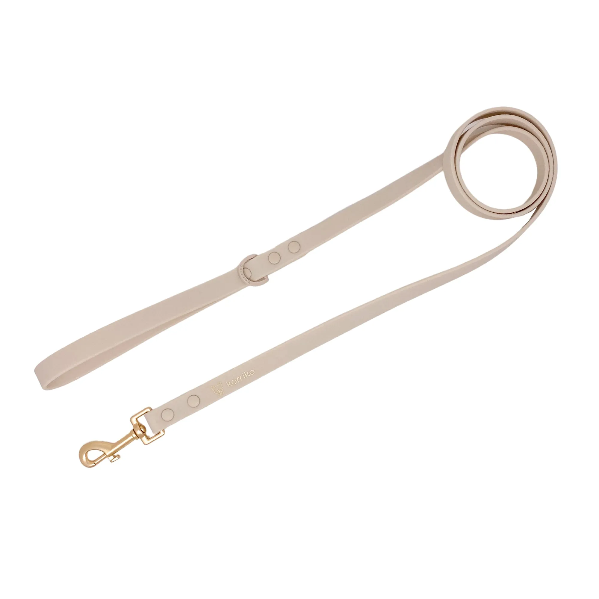 waterproof leash - nude