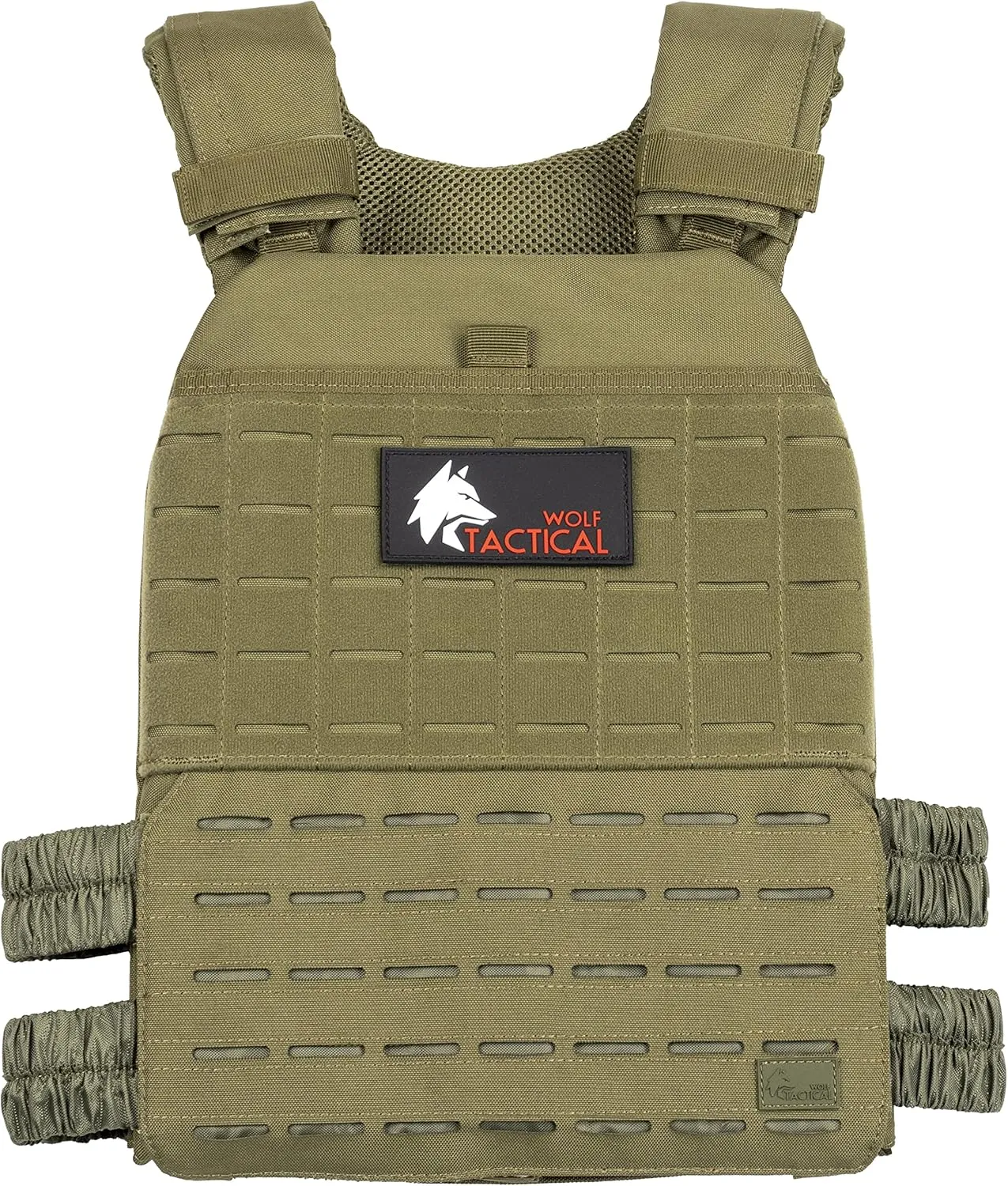 WOLF TACTICAL Adjustable Weighted Vest  WODs, Strength and Endurance Training, Fitness Workouts, Running