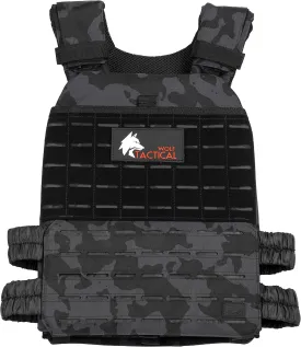 WOLF TACTICAL Adjustable Weighted Vest  WODs, Strength and Endurance Training, Fitness Workouts, Running