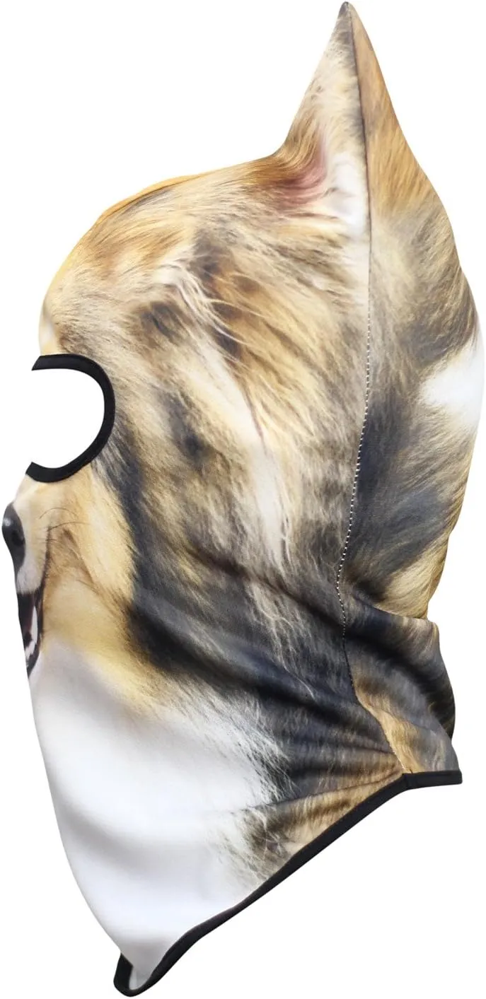 WTACTFUL 3D Stand Ears Animal Balaclava Face Mask for Music Festivals, Raves, Ski, Halloween, Party Outdoor Activities