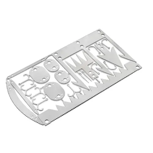 Xtreme Xccessories Creative Fishhook Tool Card Outdoor Portable Camping Supplies Multi-Function Survival Tool Fishing Gear Fishing Equipment