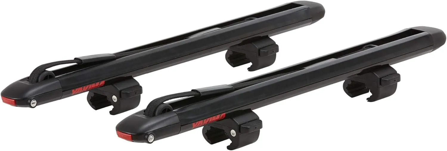 Yakima SupDawg Fully Assembled Rooftop SUP & Surfboard Mount, Holds 2 Boards up to 36" Wide, Tool-Free Installation, Integrated Rollers, SKS Locks